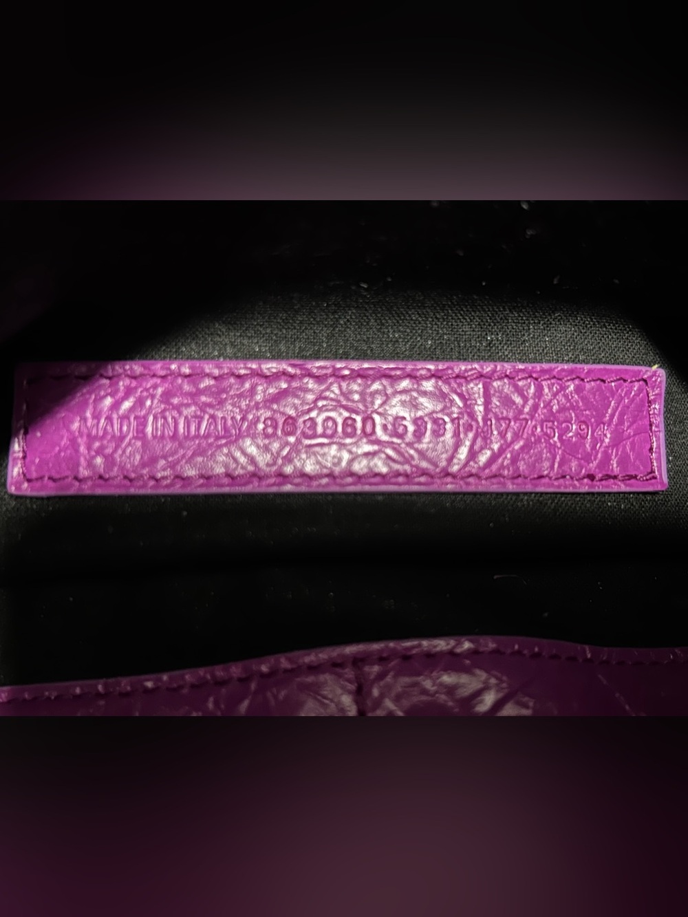 Authentic Balenciaga Bright Fuchsia (Azalee) Le City Pouch on Strap - Picture 8 of 10